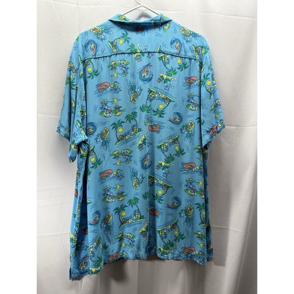 Tom & Jerry Hawaiian Aloha Mens Shirt Rayon Size XL - Picture 5 of 7
